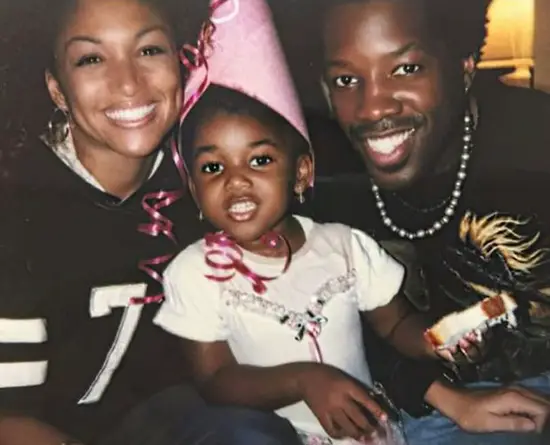 Chante Moore with her daughter Sophia Hardison and her ex-husband Kadeem Hardison